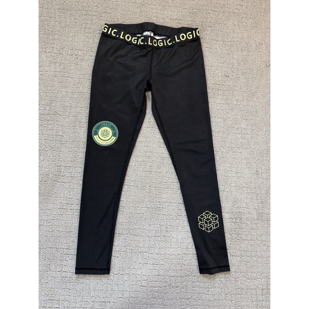 Logic BJJ Spats Mens M Brazilian Jiu Jitsu No Gi Grappling MMA Compression Pants